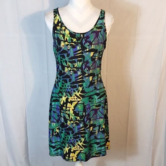 Abstract Sun Dress  - Picture 1 of 7